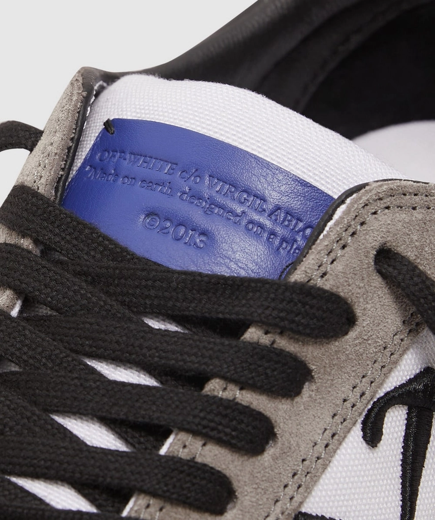 Off White Low Vulc suede canvas sneaker